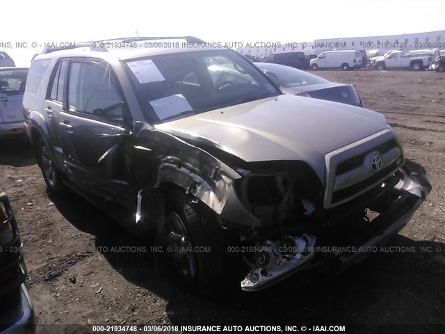 JTEBT17R668035996 - 2006 TOYOTA 4RUNNER LIMITED GOLD photo 1