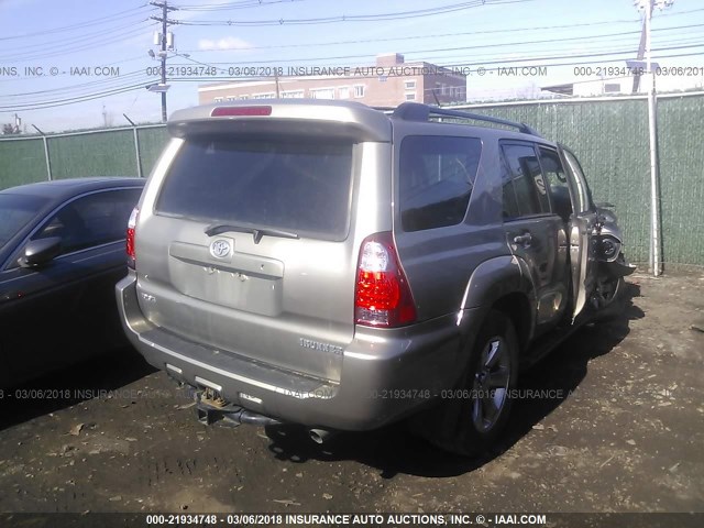 JTEBT17R668035996 - 2006 TOYOTA 4RUNNER LIMITED GOLD photo 4