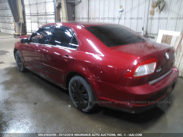 3MEFM07Z76R640944 - 2006 MERCURY MILAN RED photo 3