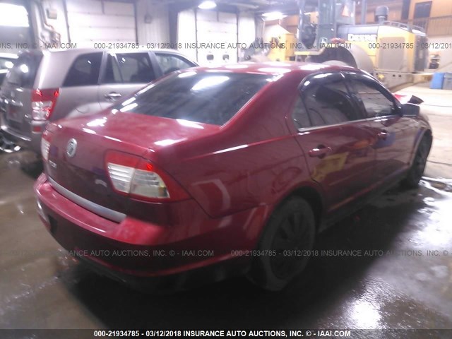 3MEFM07Z76R640944 - 2006 MERCURY MILAN RED photo 4