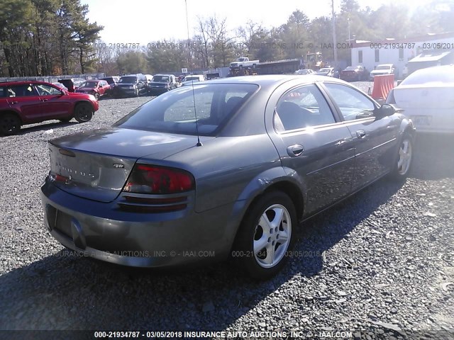 1B3EL46T25N644388 - 2005 DODGE STRATUS SXT GRAY photo 4