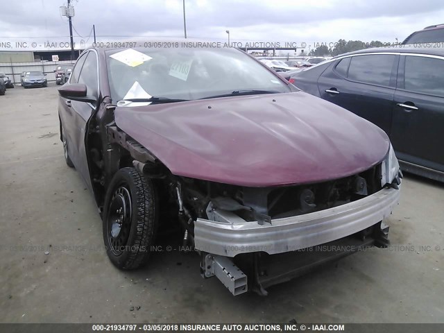 1C3CCCAB9FN554465 - 2015 CHRYSLER 200 LIMITED MAROON photo 6