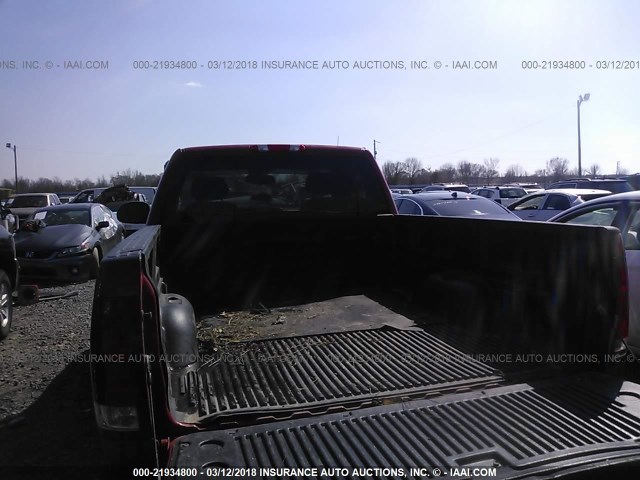 1GTPKVE08AZ220403 - 2010 GMC SIERRA K1500 SLE RED photo 8