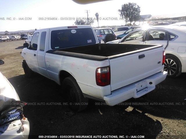 1FTZR44U44PA91112 - 2004 FORD RANGER SUPER CAB WHITE photo 3