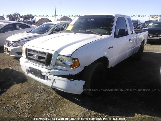 1FTZR44U44PA91112 - 2004 FORD RANGER SUPER CAB WHITE photo 6