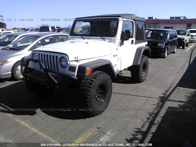 1J4FA39S44P788690 - 2004 JEEP WRANGLER X WHITE photo 2