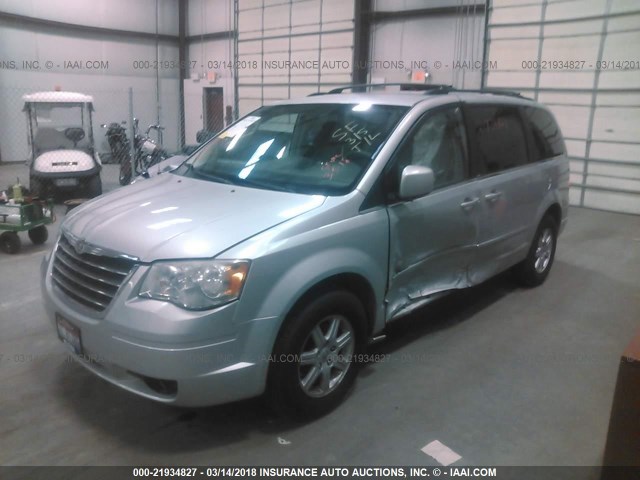 2A4RR5D17AR228883 - 2010 CHRYSLER TOWN & COUNTRY TOURING SILVER photo 2