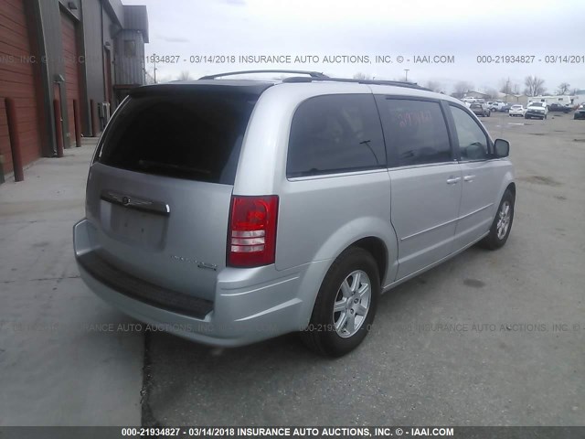 2A4RR5D17AR228883 - 2010 CHRYSLER TOWN & COUNTRY TOURING SILVER photo 4