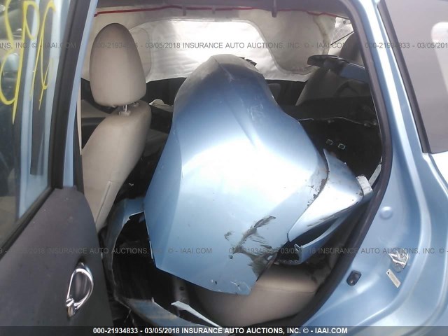 3N1CE2CP5EL351339 - 2014 NISSAN VERSA NOTE S/S PLUS/SV/SL BLUE photo 8