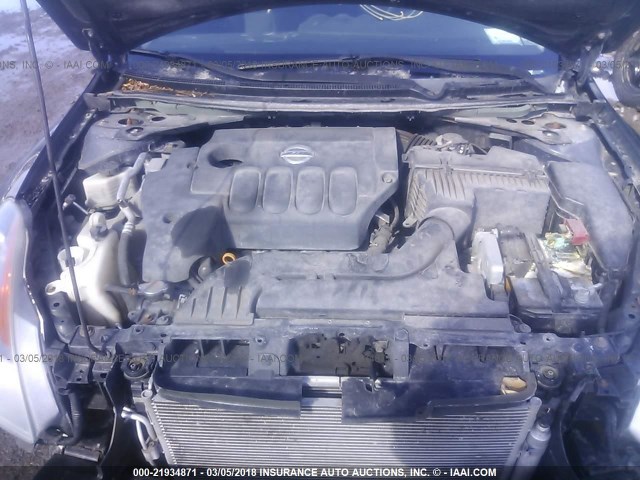 1N4AL24E28C188582 - 2008 NISSAN ALTIMA 2.5S GRAY photo 10