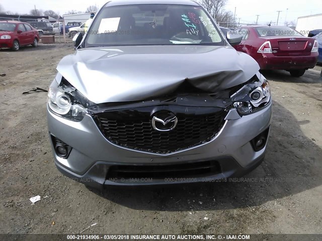 JM3KE2CY4F0435448 - 2015 MAZDA CX-5 TOURING GRAY photo 6