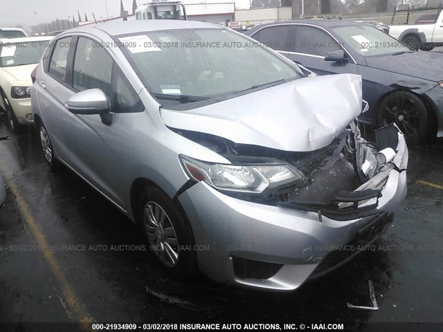 3HGGK5H54FM751003 - 2015 HONDA FIT LX GRAY photo 1