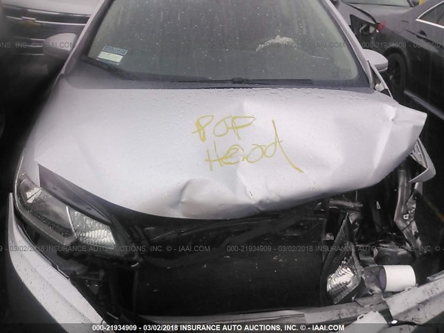 3HGGK5H54FM751003 - 2015 HONDA FIT LX Gris photo 10