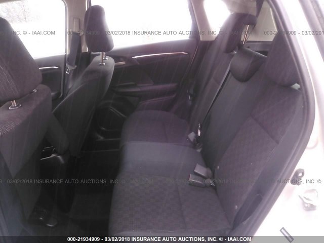 3HGGK5H54FM751003 - 2015 HONDA FIT LX GRAY photo 8