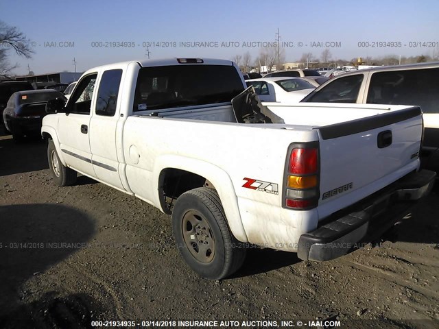 2GTEK19TX41209856 - 2004 GMC NEW SIERRA K1500 WHITE photo 3