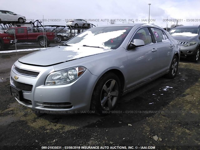 1G1ZC5EU5BF347100 - 2011 CHEVROLET MALIBU 1LT 银色 照片 2