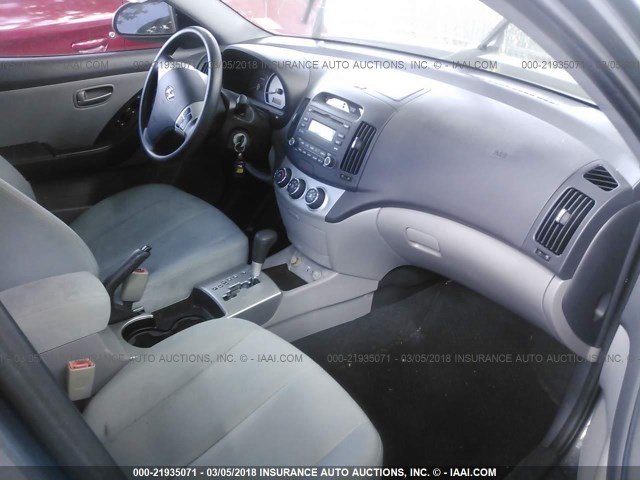 KMHDU46D39U601024 - 2009 HYUNDAI ELANTRA GLS/SE GRAY photo 5