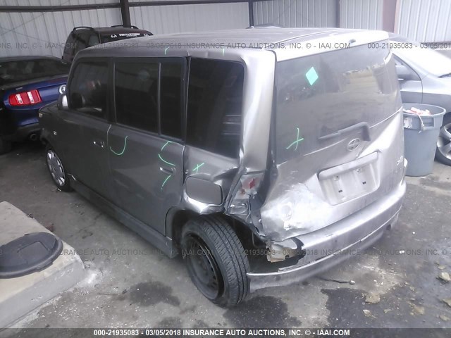 JTLKT324064109890 - 2006 TOYOTA SCION XB ვერცხლისფერი ფოტო 3