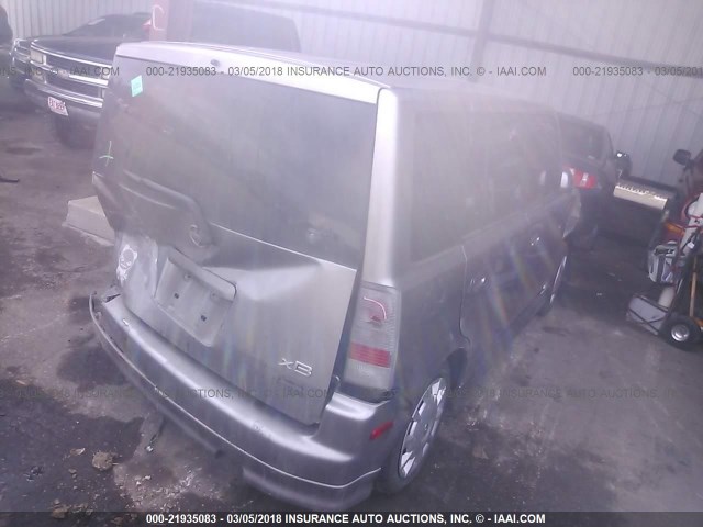 JTLKT324064109890 - 2006 TOYOTA SCION XB ვერცხლისფერი ფოტო 4