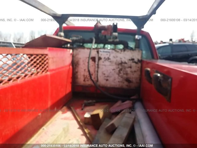 1FTWX31P06EB54822 - 2006 FORD F350 SRW SUPER DUTY RED photo 7