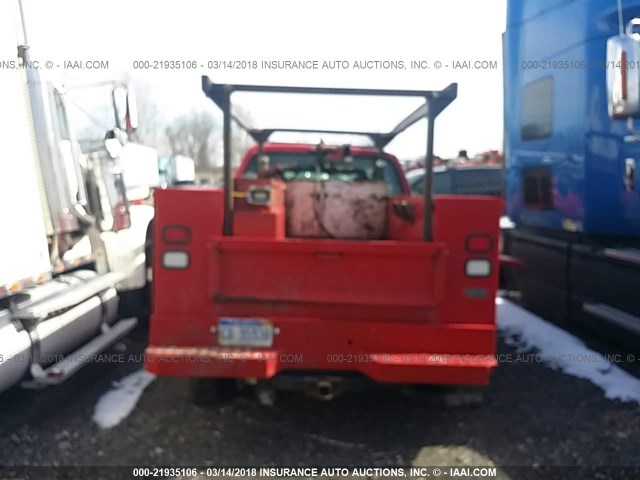 1FTWX31P06EB54822 - 2006 FORD F350 SRW SUPER DUTY RED photo 8