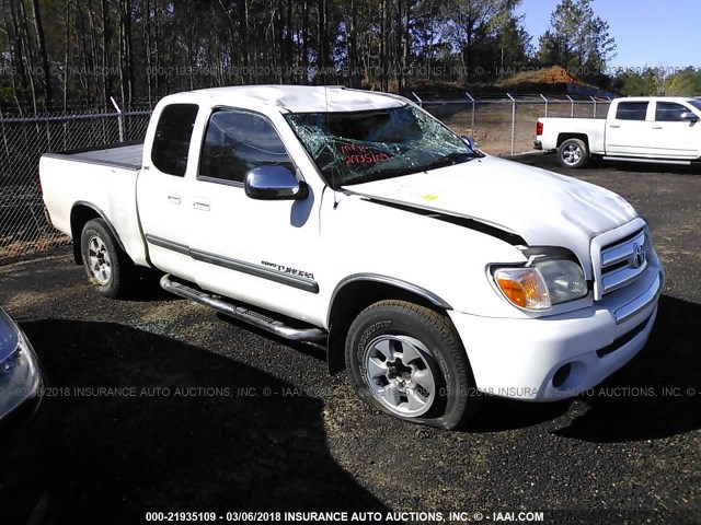 5TBRU34106S464193 - 2006 TOYOTA TUNDRA ACCESS CAB SR5 WHITE photo 1