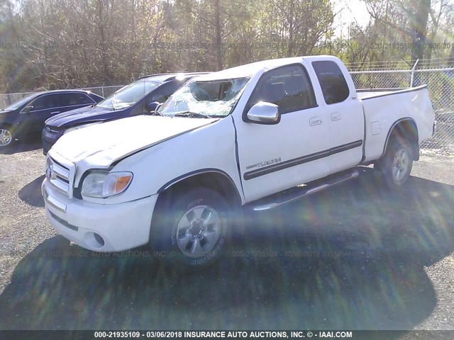 5TBRU34106S464193 - 2006 TOYOTA TUNDRA ACCESS CAB SR5 WHITE photo 2