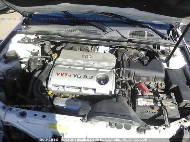 4T1FA38P65U045319 - 2005 TOYOTA CAMRY SOLARA SE/SLE თეთრი ფოტო 10