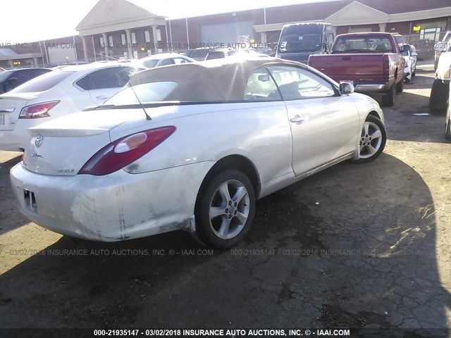 4T1FA38P65U045319 - 2005 TOYOTA CAMRY SOLARA SE/SLE თეთრი ფოტო 4