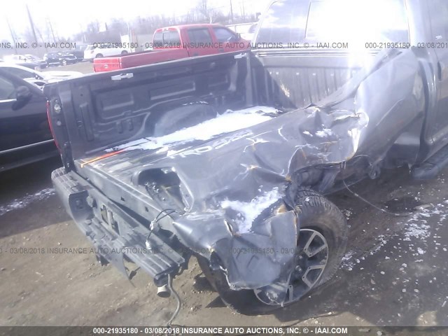 5TFUW5F12GX582620 - 2016 TOYOTA TUNDRA DOUBLE CAB SR/SR5 GRAY photo 6