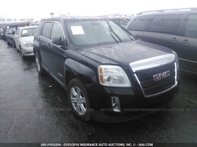 2GKALMEK1E6270984 - 2014 GMC TERRAIN SLE BLACK photo 1