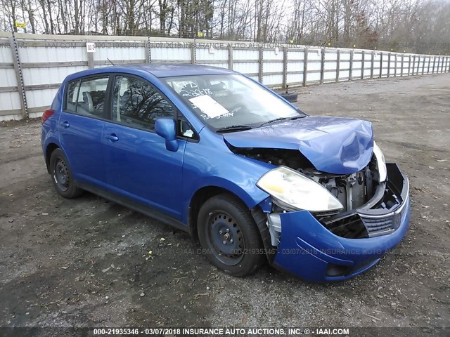 3N1BC13E68L395557 - 2008 NISSAN VERSA S/SL BLUE photo 1