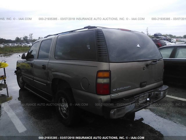 1GNEC16Z23J204703 - 2003 CHEVROLET SUBURBAN C1500 GOLD photo 3