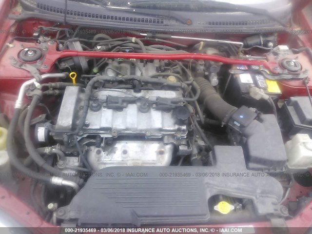 JM1BJ245721513847 - 2002 MAZDA PROTEGE PR5 红色 照片 10