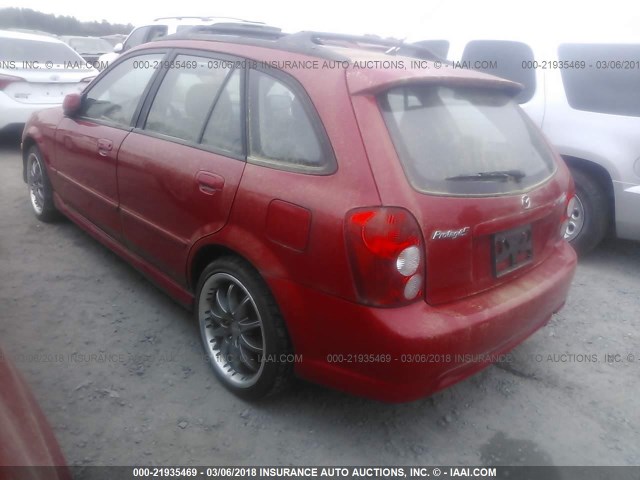 JM1BJ245721513847 - 2002 MAZDA PROTEGE PR5 红色 照片 3