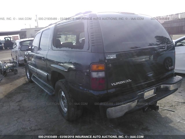 1GKEC16Z23J219599 - 2003 GMC YUKON XL C1500 BLACK photo 3