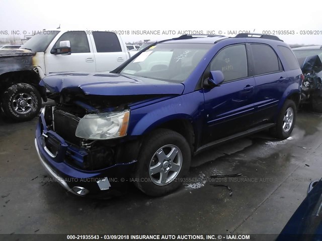 2CKDL63F476041723 - 2007 PONTIAC TORRENT BLUE photo 2