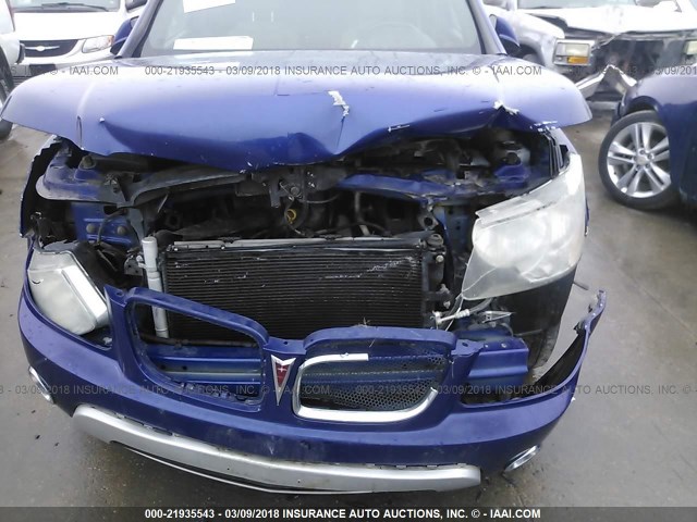 2CKDL63F476041723 - 2007 PONTIAC TORRENT BLUE photo 6