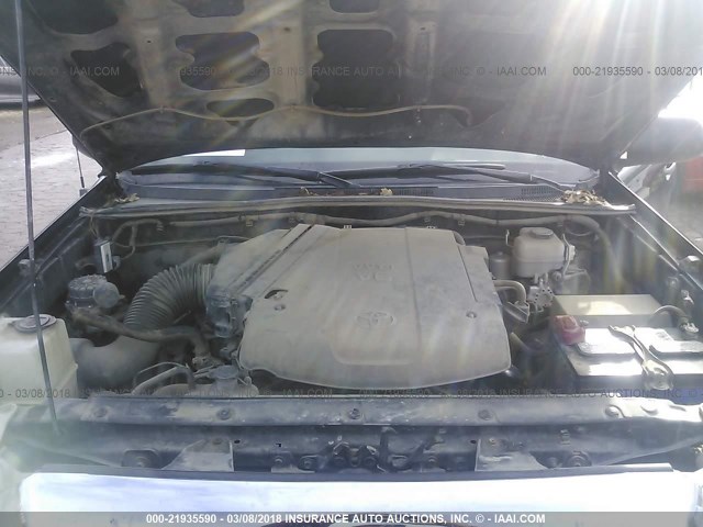 5TFLU4EN9CX044622 - 2012 TOYOTA TACOMA DOUBLE CAB შავი ფოტო 10