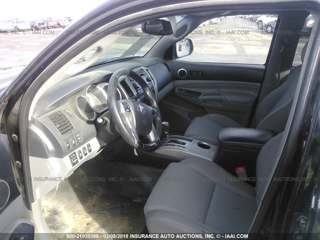 5TFLU4EN9CX044622 - 2012 TOYOTA TACOMA DOUBLE CAB შავი ფოტო 5