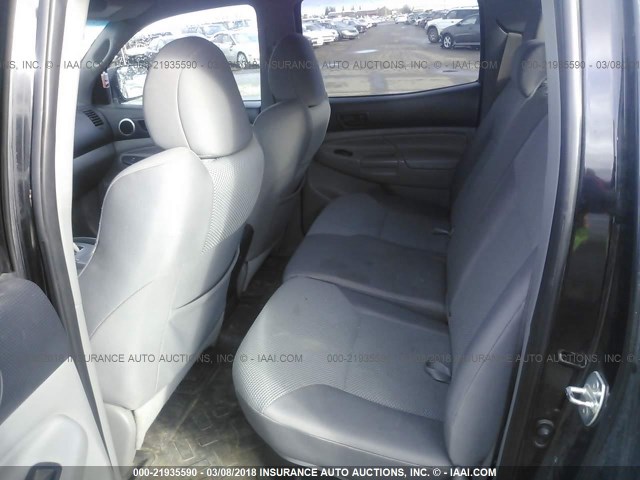 5TFLU4EN9CX044622 - 2012 TOYOTA TACOMA DOUBLE CAB შავი ფოტო 8