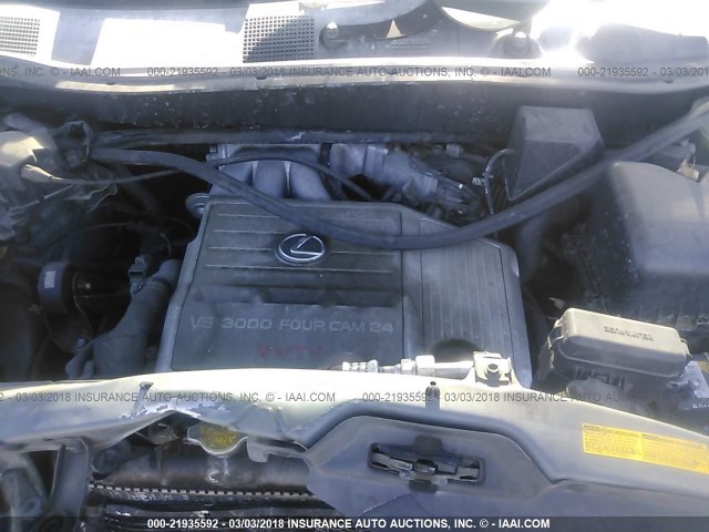 JTJHF10U720258056 - 2002 LEXUS RX 300 GRAY photo 10