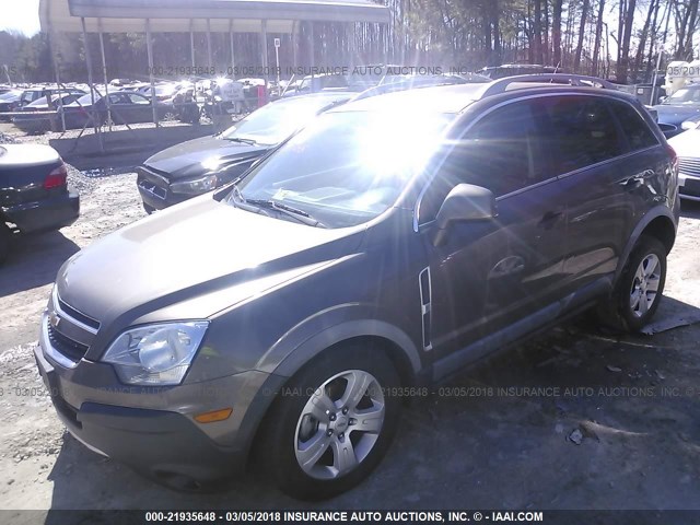 3GNAL2EK6ES590066 - 2014 CHEVROLET CAPTIVA LS 棕色 照片 2