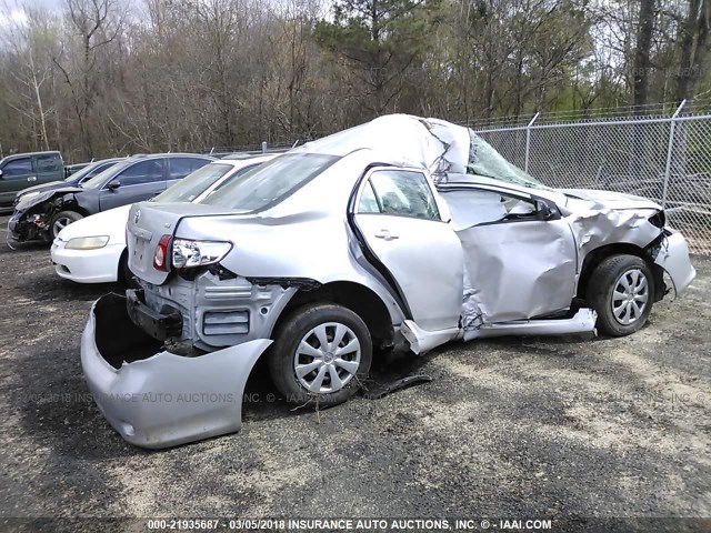 1NXBU40E39Z115788 - 2009 TOYOTA COROLLA S/LE/XLE SILVER photo 6