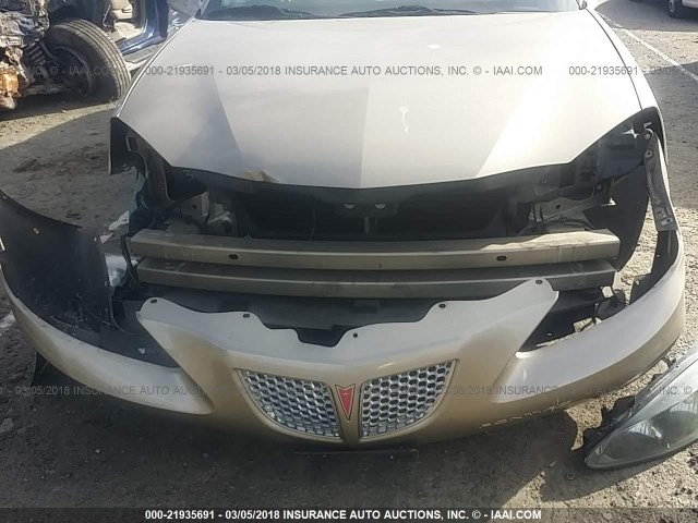 2G2WR544651305089 - 2005 PONTIAC GRAND PRIX GTP GOLD photo 6