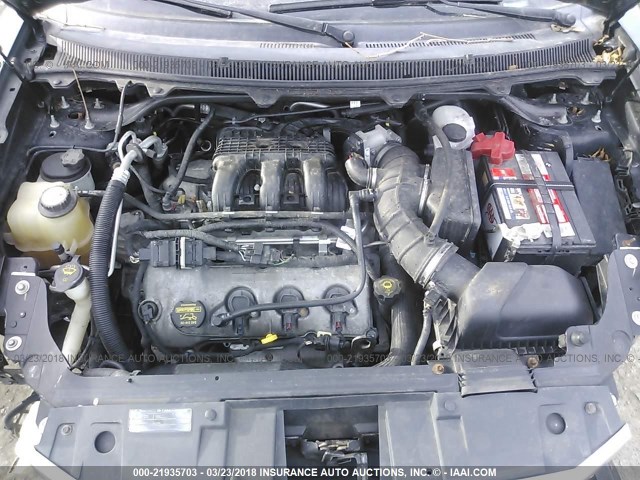 2FMEK62C69BA62827 - 2009 FORD FLEX SEL Սև լուսանկար 10