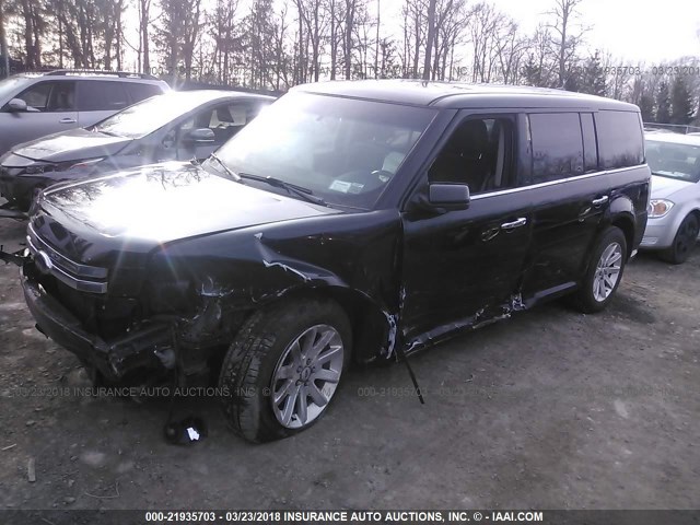 2FMEK62C69BA62827 - 2009 FORD FLEX SEL Սև լուսանկար 2