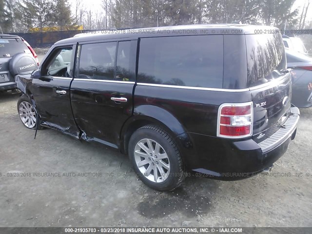 2FMEK62C69BA62827 - 2009 FORD FLEX SEL Սև լուսանկար 3
