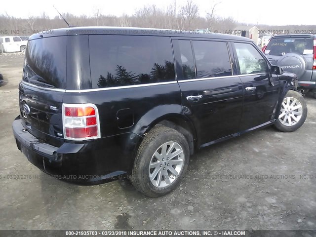 2FMEK62C69BA62827 - 2009 FORD FLEX SEL Սև լուսանկար 4
