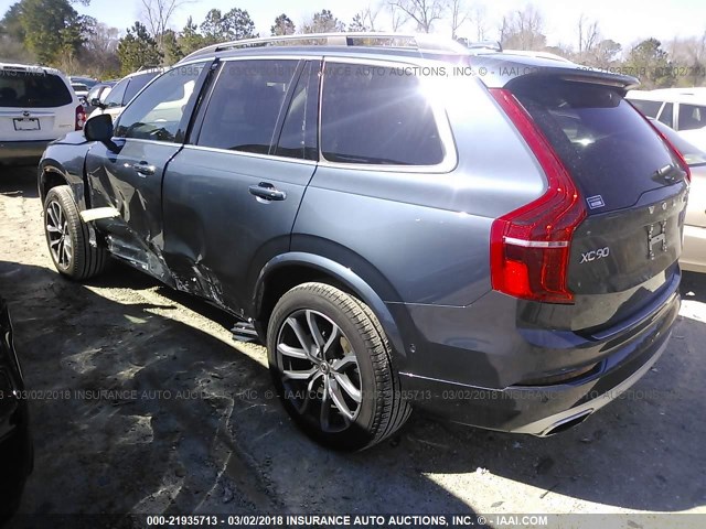 YV4A22PKXJ1198046 - 2018 VOLVO XC90 T6 BLUE photo 3